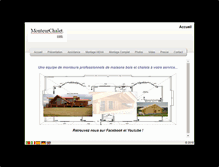 Tablet Screenshot of monteurchalet.com